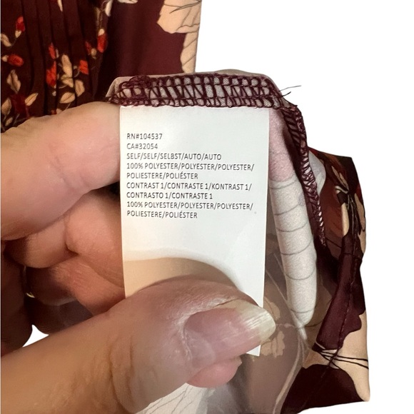 An Anthropologie floral dress in size large - Picture 7 of 9